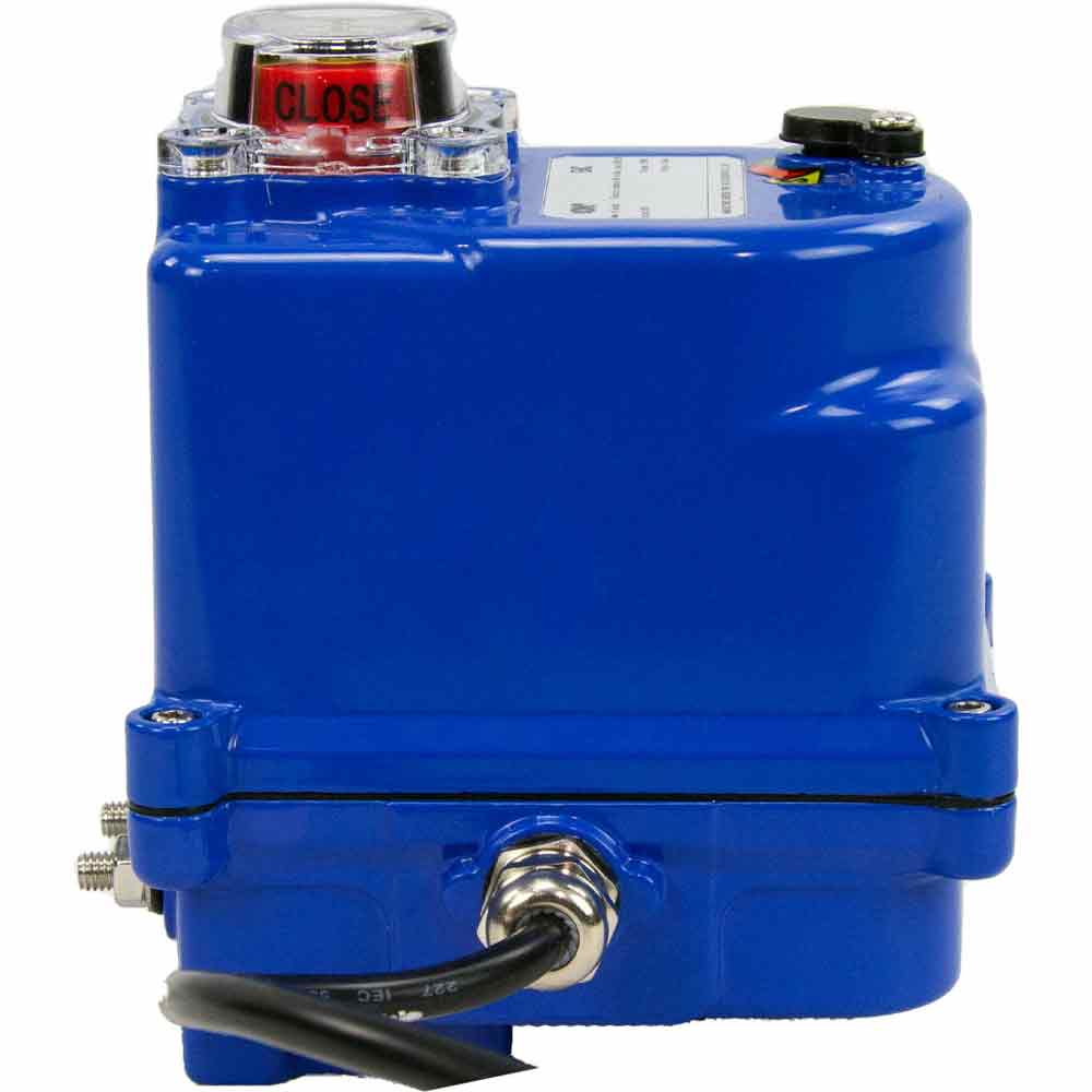 Actuador eléctrico de cuarto de vuelta DNOVA QT BLUE 003 24V