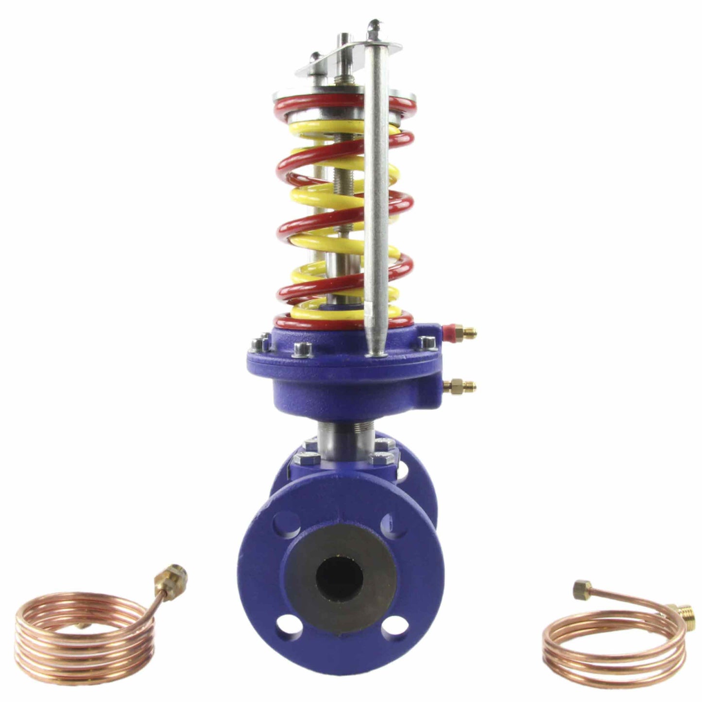 High temperature pressure reducing regulator DNOVA PRA-S PSI 232 class 125 RF cast iron flange connection
