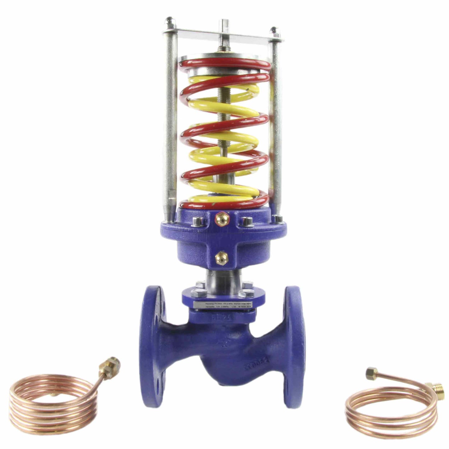 High temperature pressure reducing regulator DNOVA PRA-S PSI 232 class 125 RF cast iron flange connection