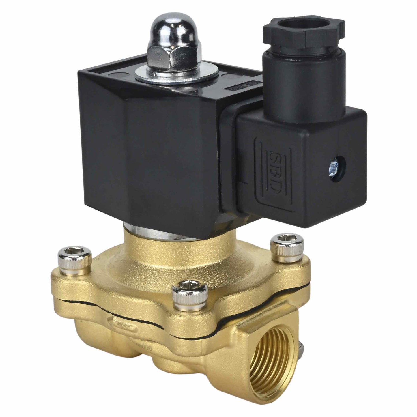 Two way normally closed direct acting electric solenoid valve DNOVA VS2W-300E-NC EPDM 220V, body material - brass, seal - EPDM