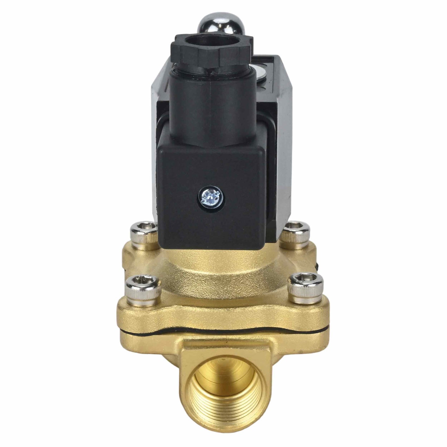 Two way normally closed direct acting electric solenoid valve DNOVA VS2W-300E-NC EPDM 220V, body material - brass, seal - EPDM