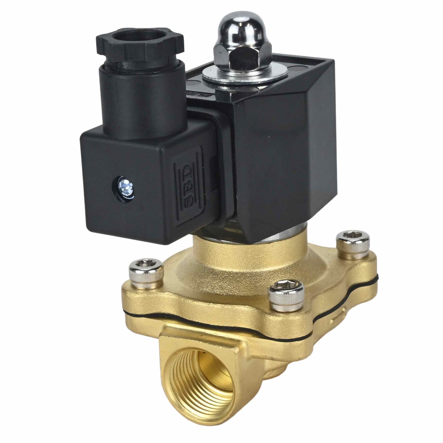 Two way normally closed direct acting electric solenoid valve DNOVA VS2W-300E-NC EPDM 220V, body material - brass, seal - EPDM