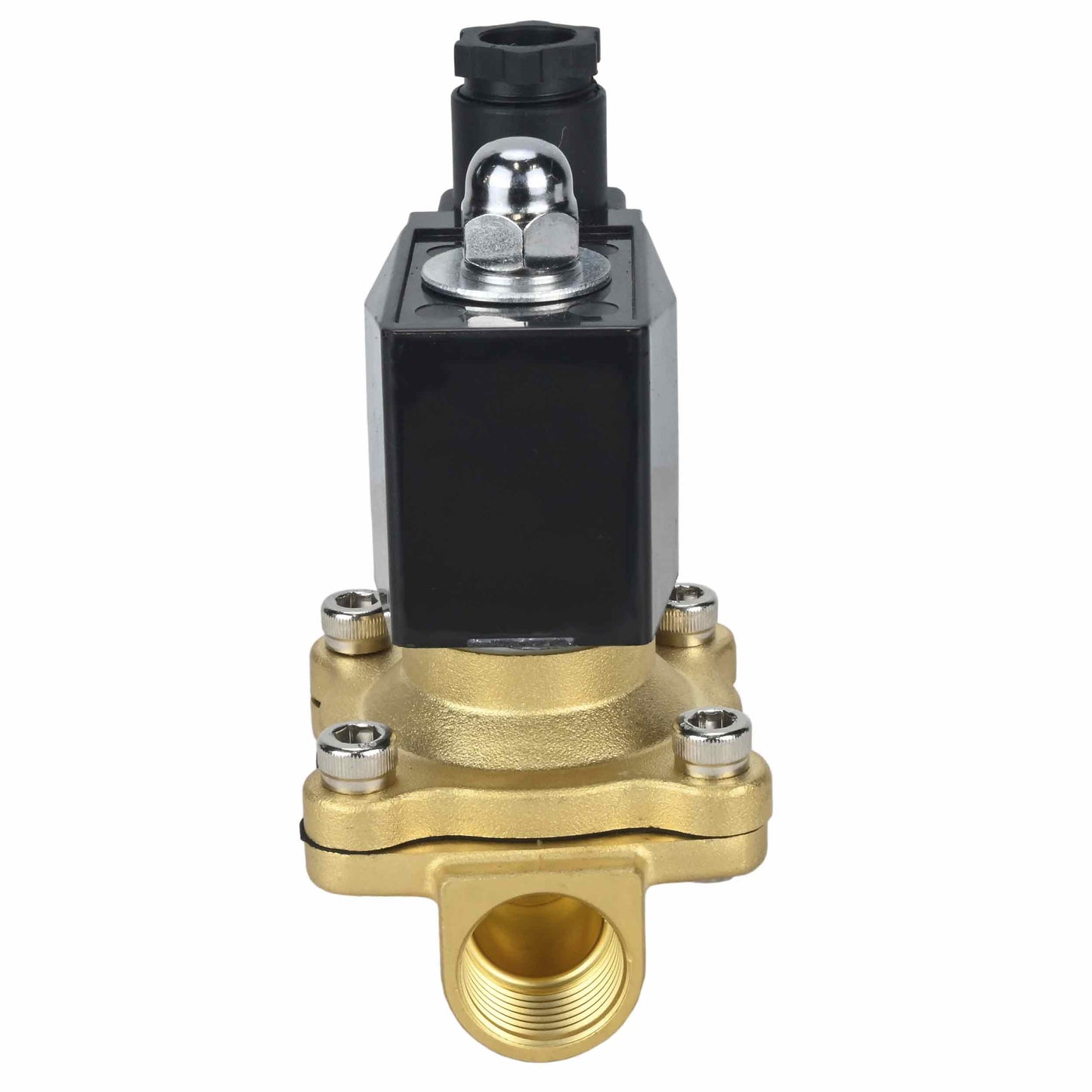 Two way normally closed direct acting electric solenoid valve DNOVA VS2W-300E-NC EPDM 220V, body material - brass, seal - EPDM