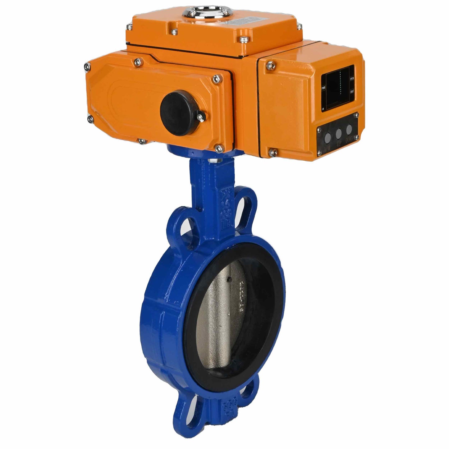 Water Butterfly Valve DNOVA bv16-110/220-0-10, body material - cast iron GGG50, disk material - cast iron GGG40, seal - EPDM, electric actuator operated