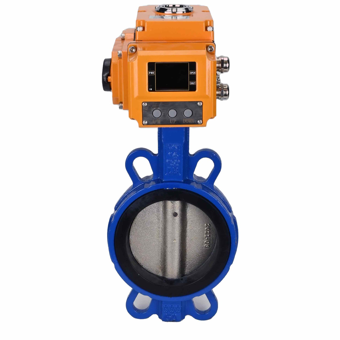 Water Butterfly Valve DNOVA bv16-110/220-0-10, body material - cast iron GGG50, disk material - cast iron GGG40, seal - EPDM, electric actuator operated
