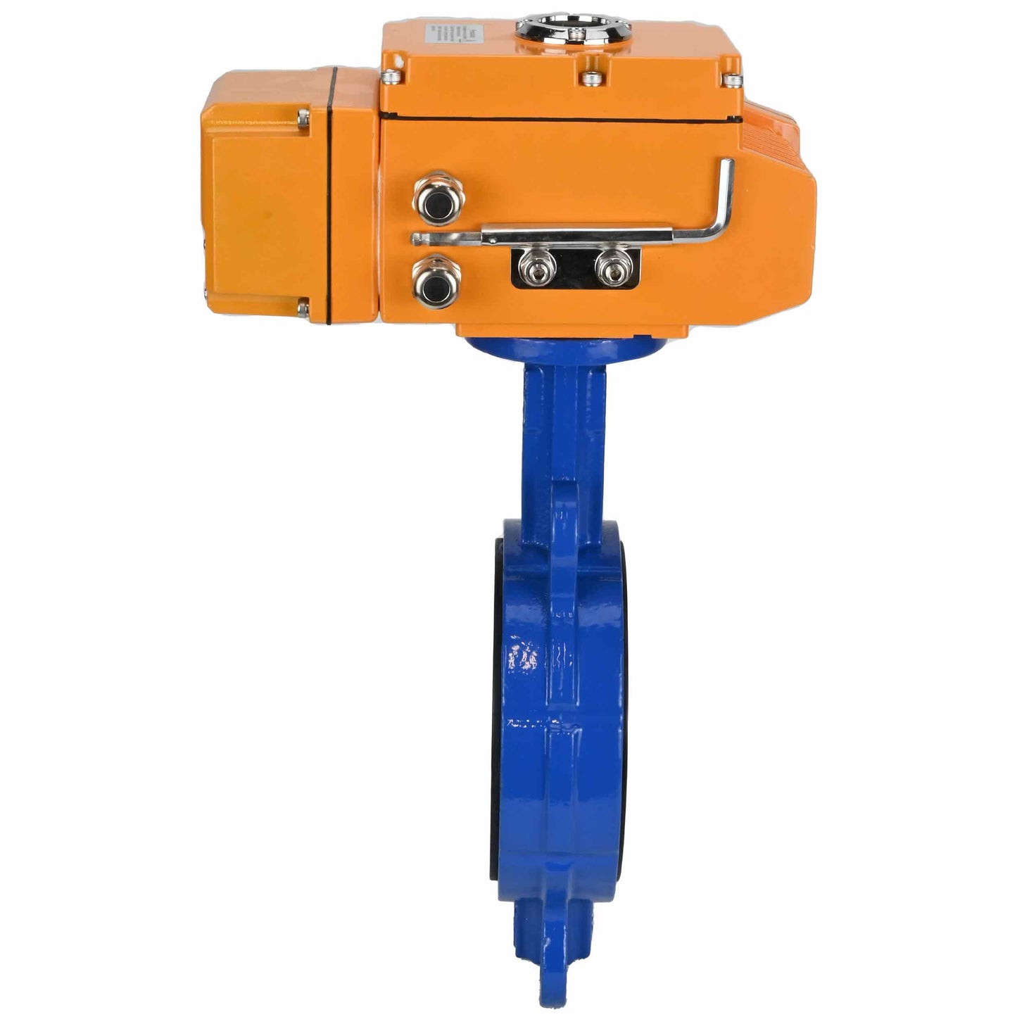 Water Butterfly Valve DNOVA bv16-110/220-0-10, body material - cast iron GGG50, disk material - cast iron GGG40, seal - EPDM, electric actuator operated