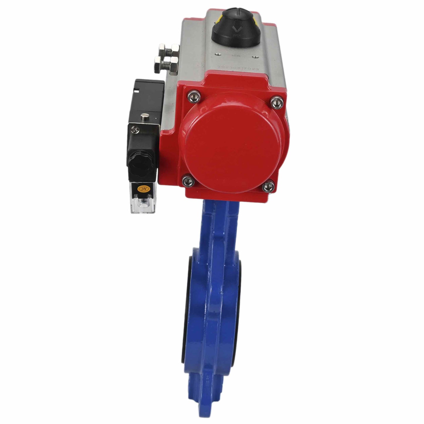 Water Butterfly Valve DNOVA g50-g40-epdm-DNOVA-da-4m310-110/220, body material - cast iron GGG50, disk material - cast iron GGG40, seal - EPDM, pneumatic actuator operated