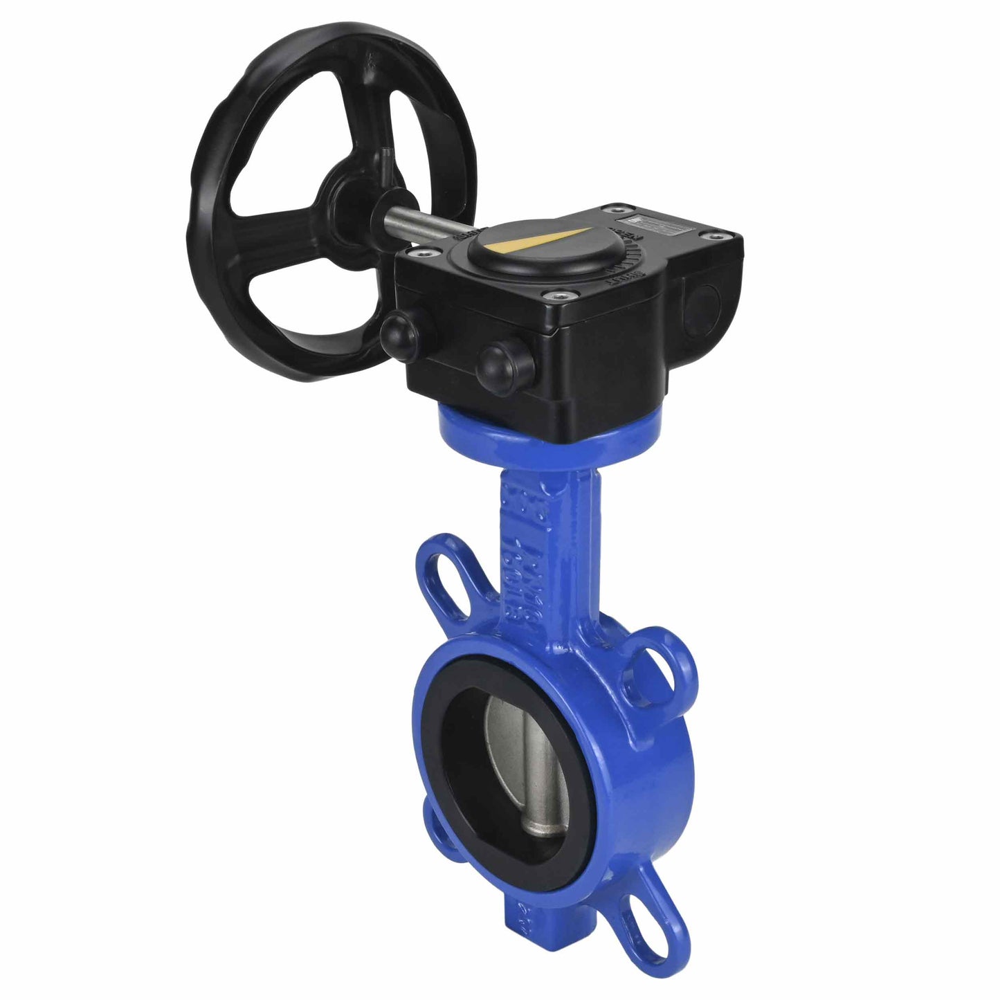 Water Butterfly Valve DNOVA WCB-316L-EPDM body material - Carbon steel WCB, disk material - Stainless steel AISI 316L, seal - EPDM with gear DNOVA HAM