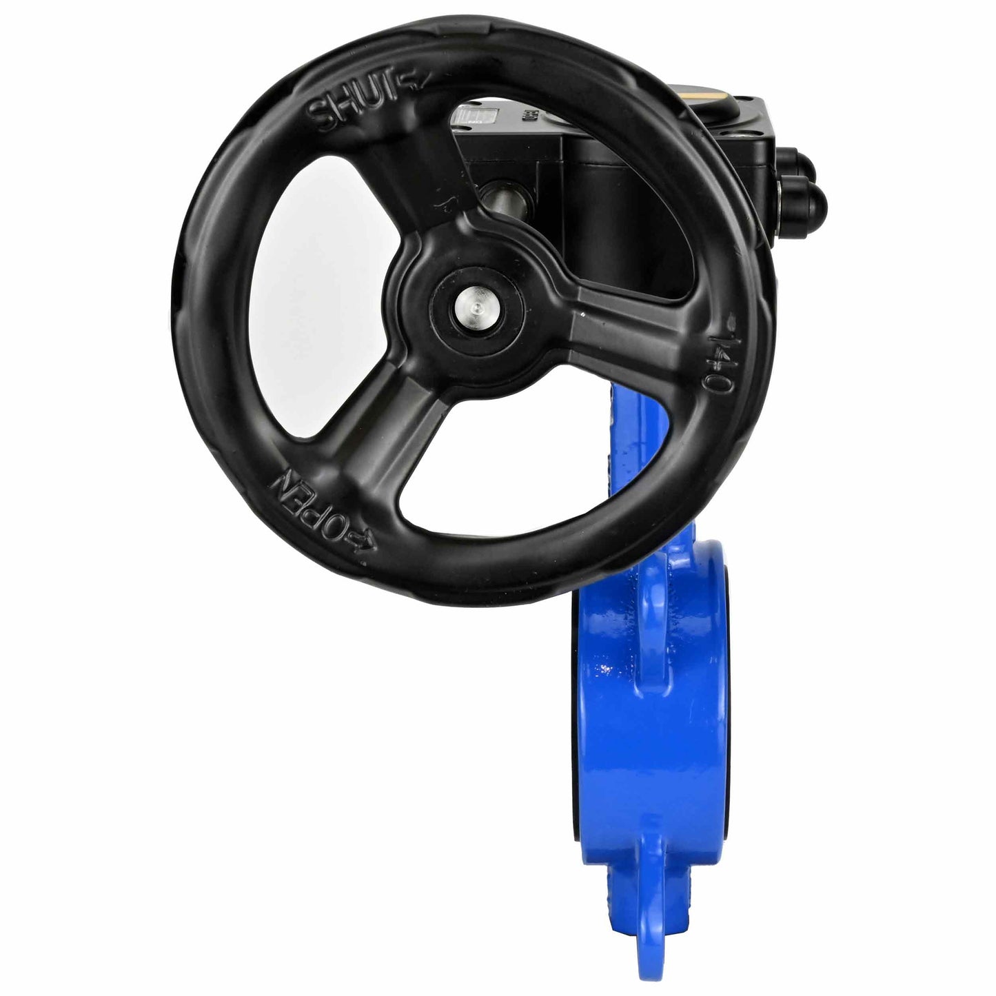 Water Butterfly Valve DNOVA WCB-316L-EPDM body material - Carbon steel WCB, disk material - Stainless steel AISI 316L, seal - EPDM with gear DNOVA HAM
