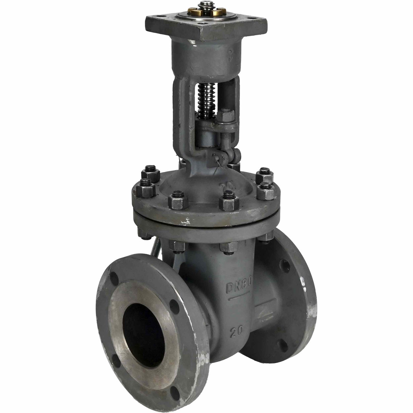 Wedge gate valve DNOVA GAIR GVWR3434M-2W-F-OST, body material - carbon steel, wedge material - carbon steel, seal - metal, stem only