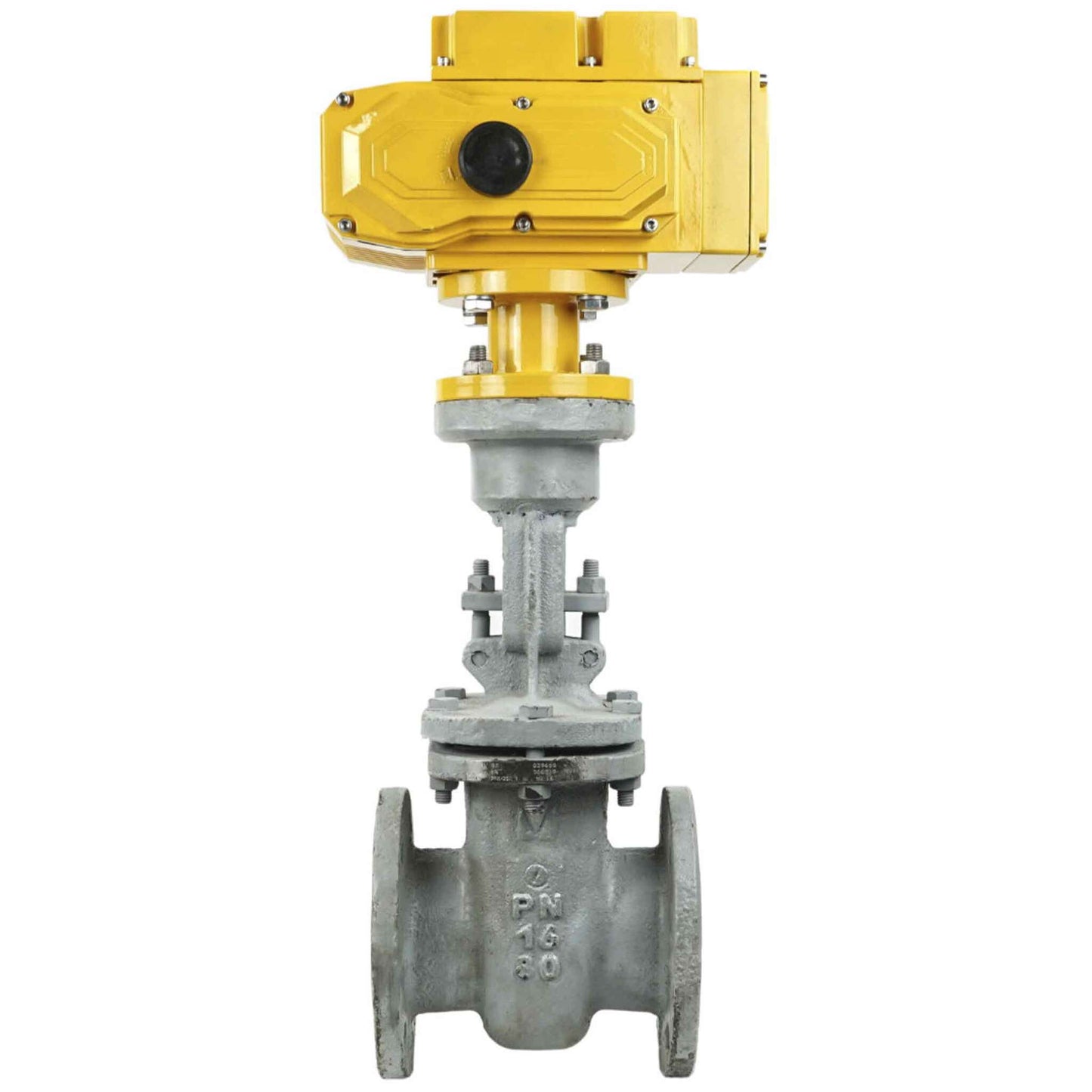 Wedge gate valve DNOVA PSI363 flange connection, body material – steel 25L, seal material – metal/metal, electric actuator DNOVA MT-110/220, 110/220V