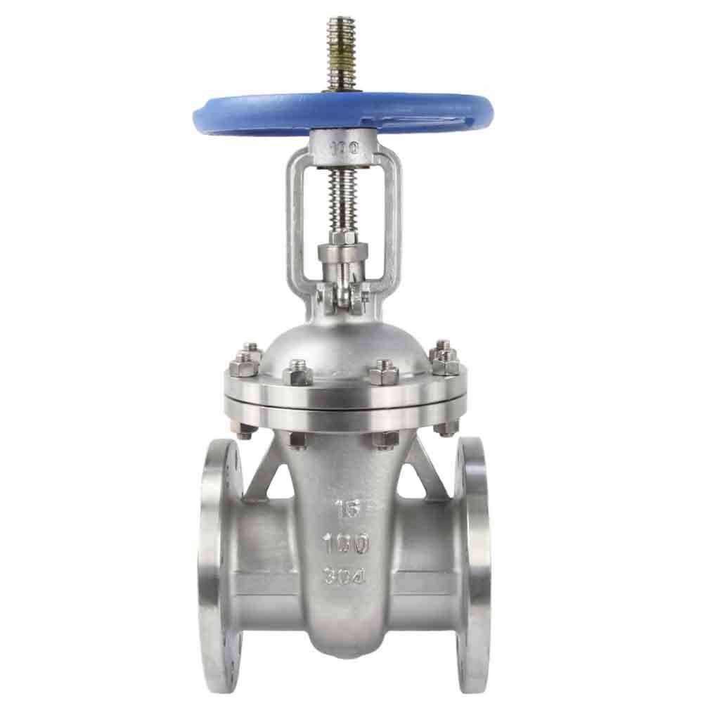Wedge gate valve DNOVA GVWR3131M-2W-F-S, body material - stainless steel AISI CF8, wedge material - stainless steel AISI 304, seal - stainless steel AISI 304, handwheel operated