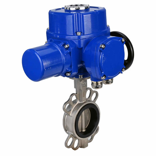 Válvula de mariposa de agua DNOVA 316l-316l-epdm-DNOVA-qt-wm-380v, material del cuerpo - acero inoxidable AISI 316L, material del disco - acero inoxidable AISI 316L, sello - EPDM, actuador eléctrico operado