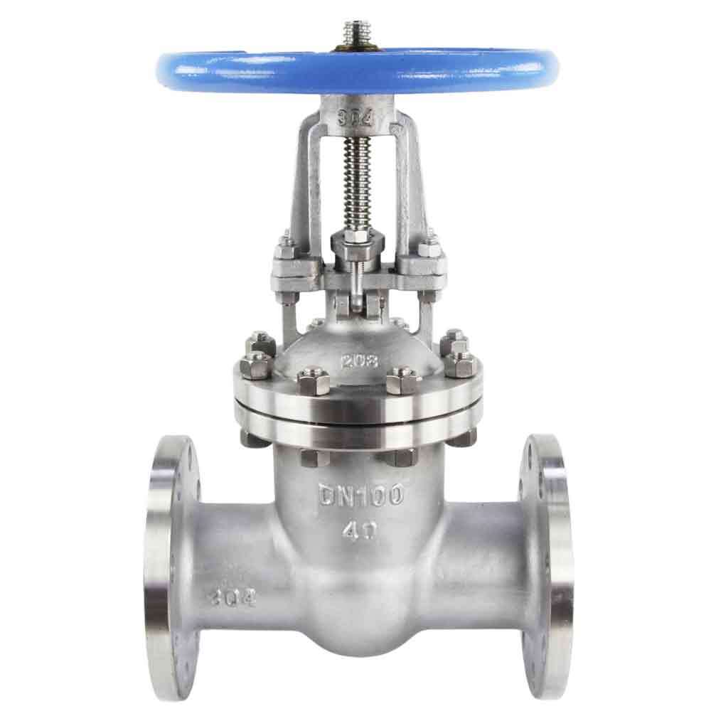 Wedge gate valve DNOVA, body material - stainless steel AISI CF8, wedge material - stainless steel AISI CF8, seal - stainless steel AISI 304, handwheel operated