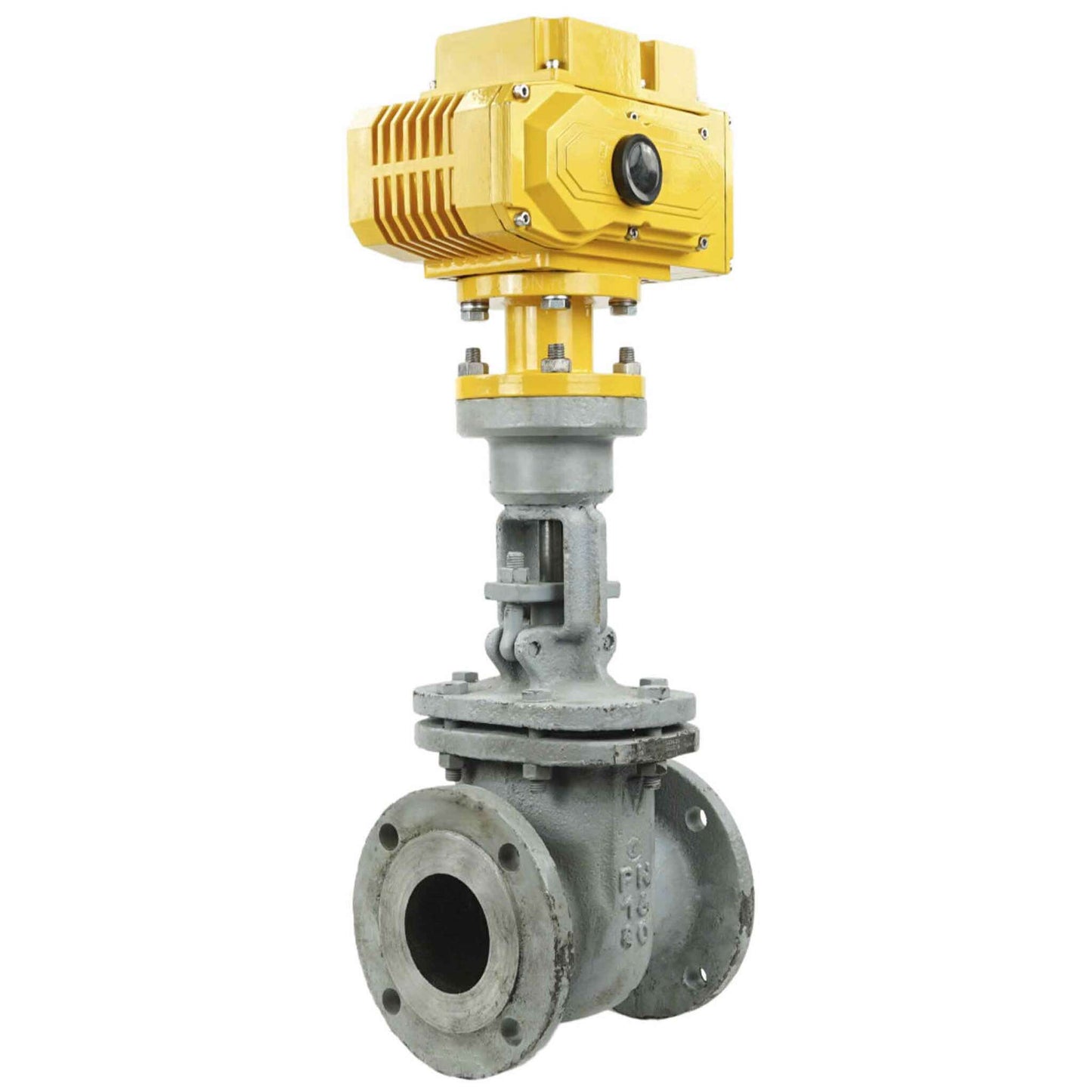 Wedge gate valve DNOVA PSI363 flange connection, body material – steel 25L, seal material – metal/metal, electric actuator DNOVA MT-110/220, 110/220V