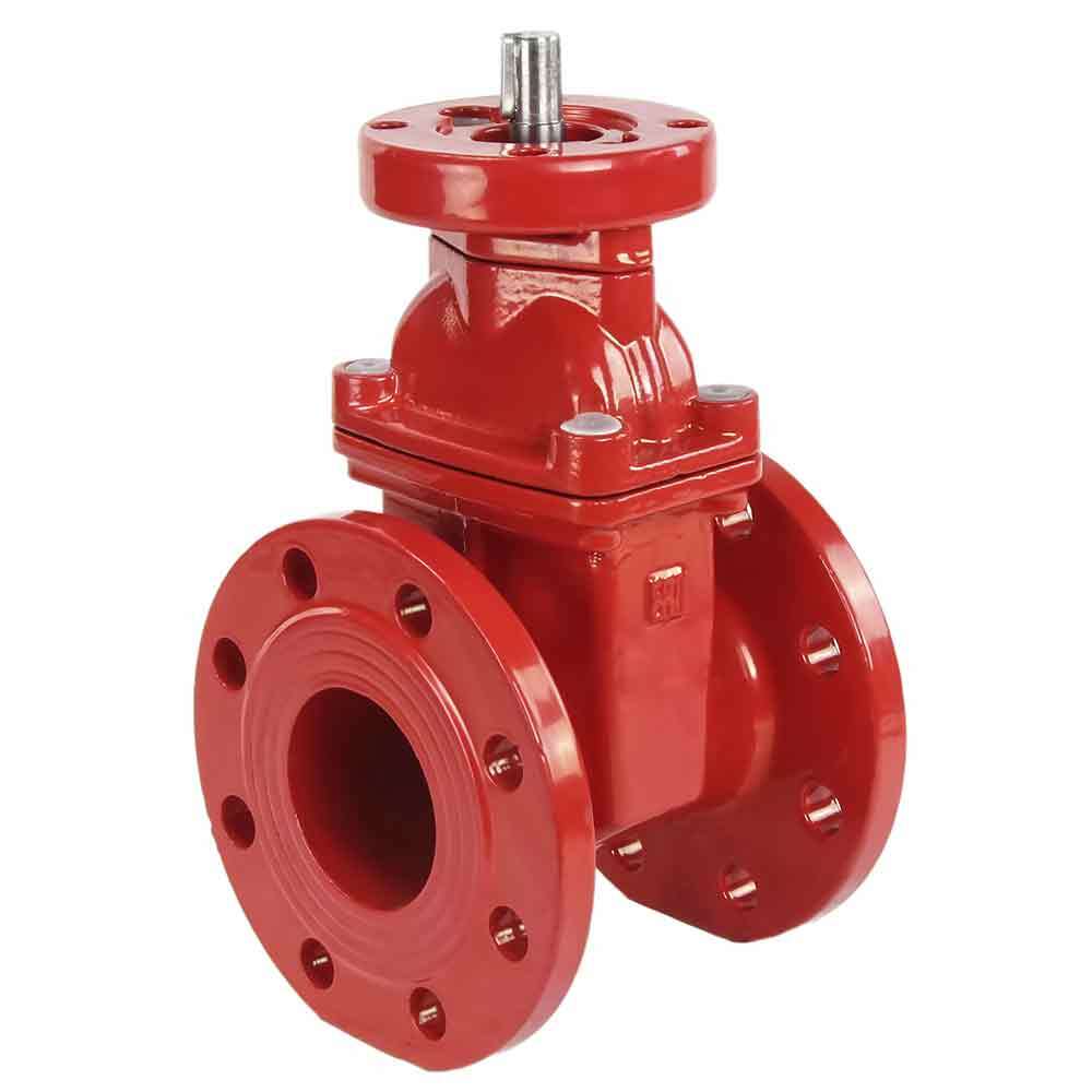 Wedge gate valve DNOVA, body material - cast iron GGG50, wedge material - cast iron + EPDM, seal - EPDM, stem only