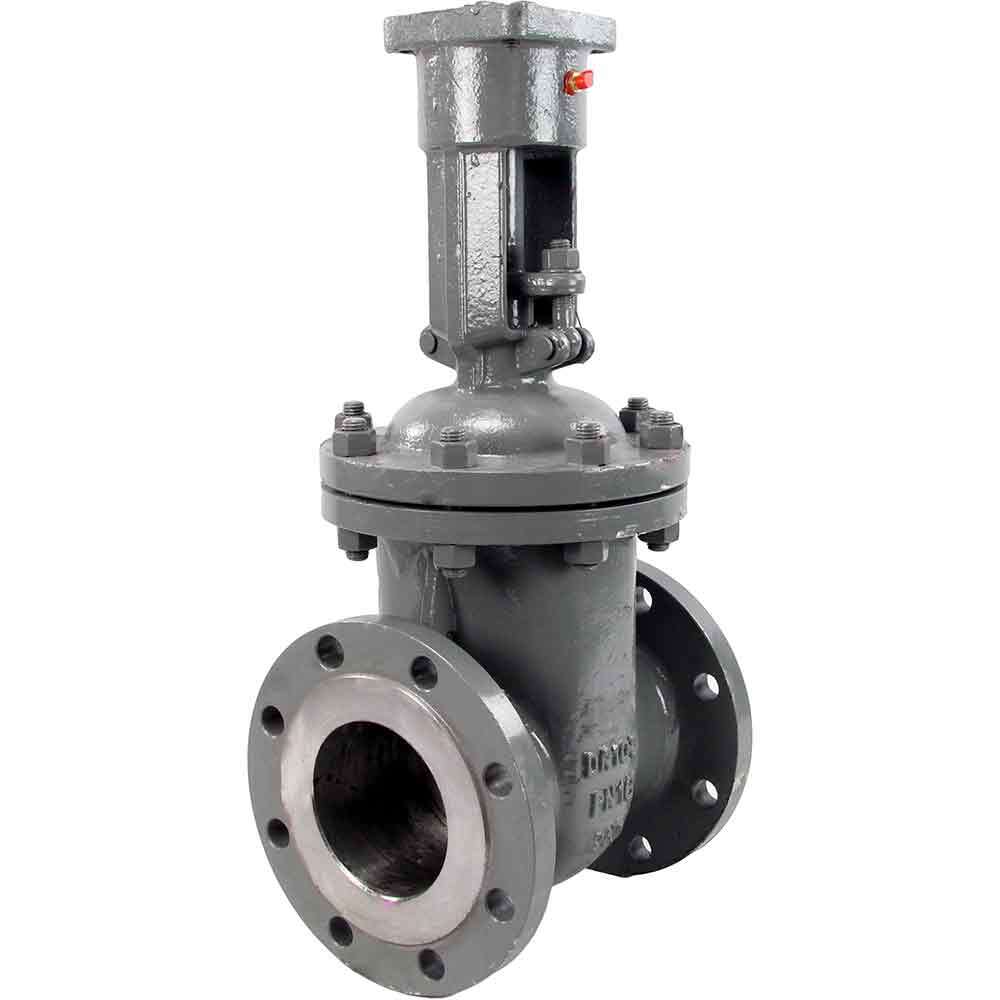 Wedge gate valve DNOVA GVWR2134M-2W-F-OST, body material - stainless steel AISI A10, wedge material - stainless steel AISI A216, seal - METAL, stem only