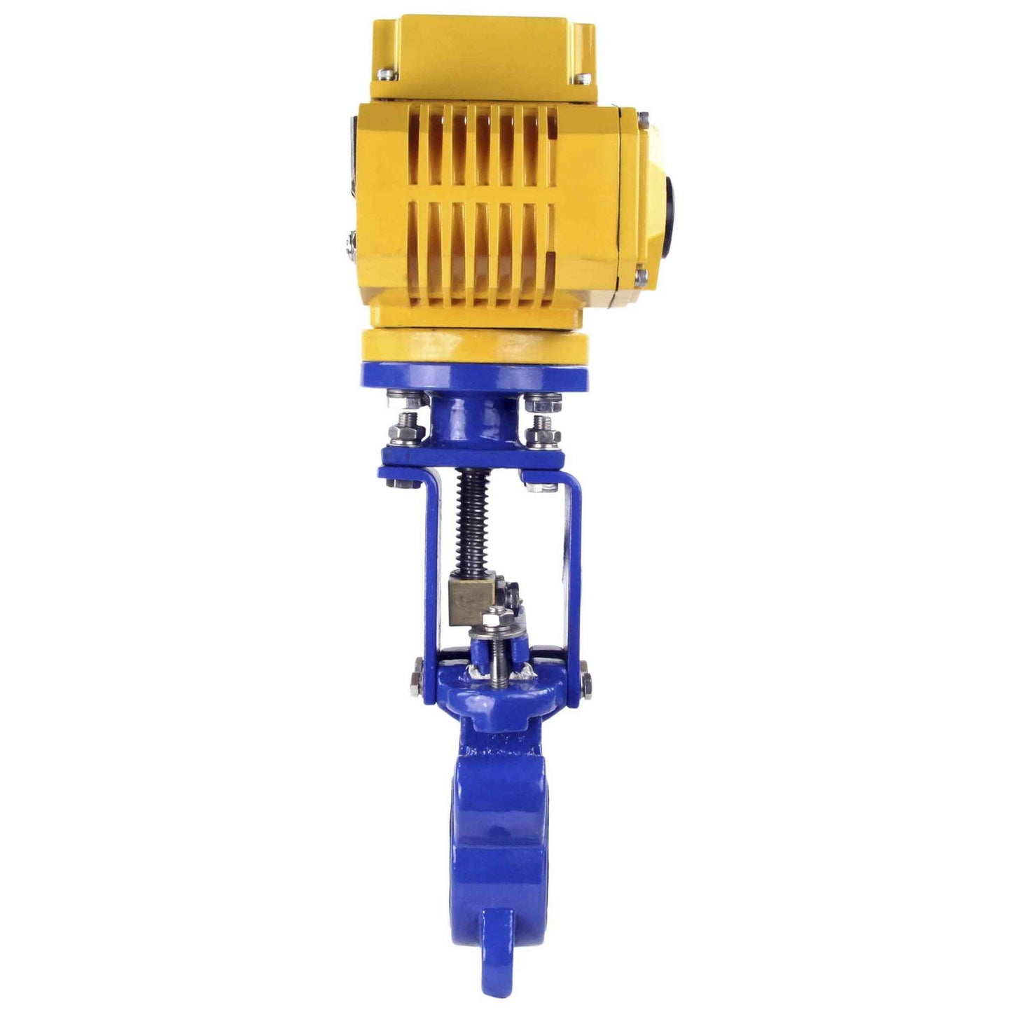 Knife Gate Valve DNOVA GVKN1331N-2W-Fb-ISO Class 125 NBR Wafer type, Cast Iron, Bidirectional, with DNOVA-MT-50 110/220V electric actuator