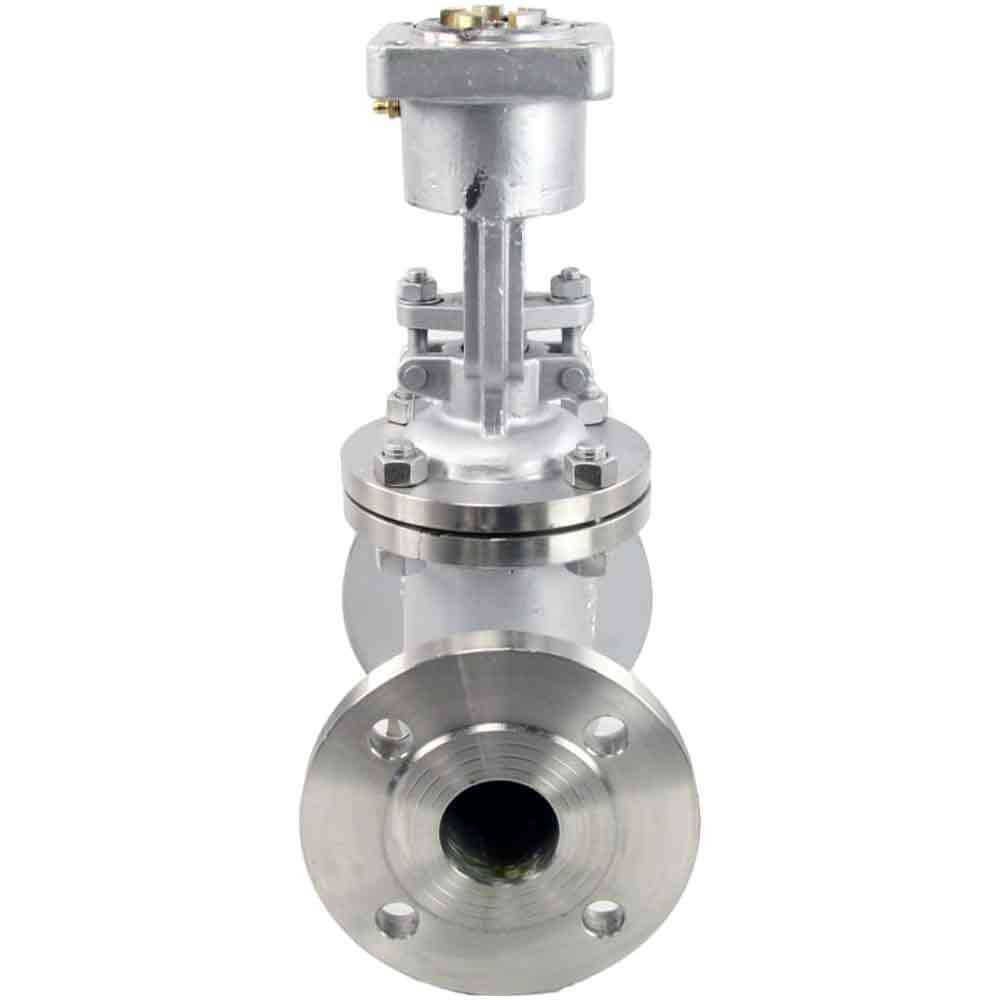 Wedge gate valve DNOVA, body material - stainless steel AISI J92630, wedge material - stainless steel AISI A216, seal - METAL, stem only
