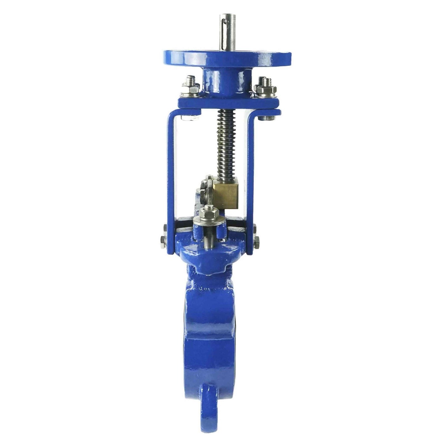 Knife gate valve DNOVA GVKN1331N-2W-Fb-ISO, body material - cast iron GGG40, knife material - stainless steel AISI 304, seal - NBR, stem only