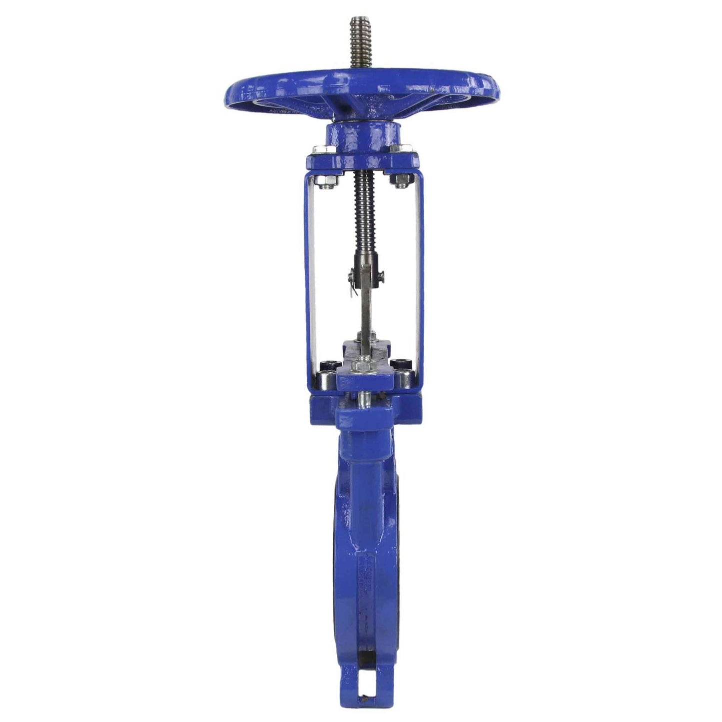 Knife gate valve DNOVA GVKR1331N-2W-Fb-S body material - cast iron GGG40, knife material - stainless steel AISI 304, seal - NBR, handwheel operated