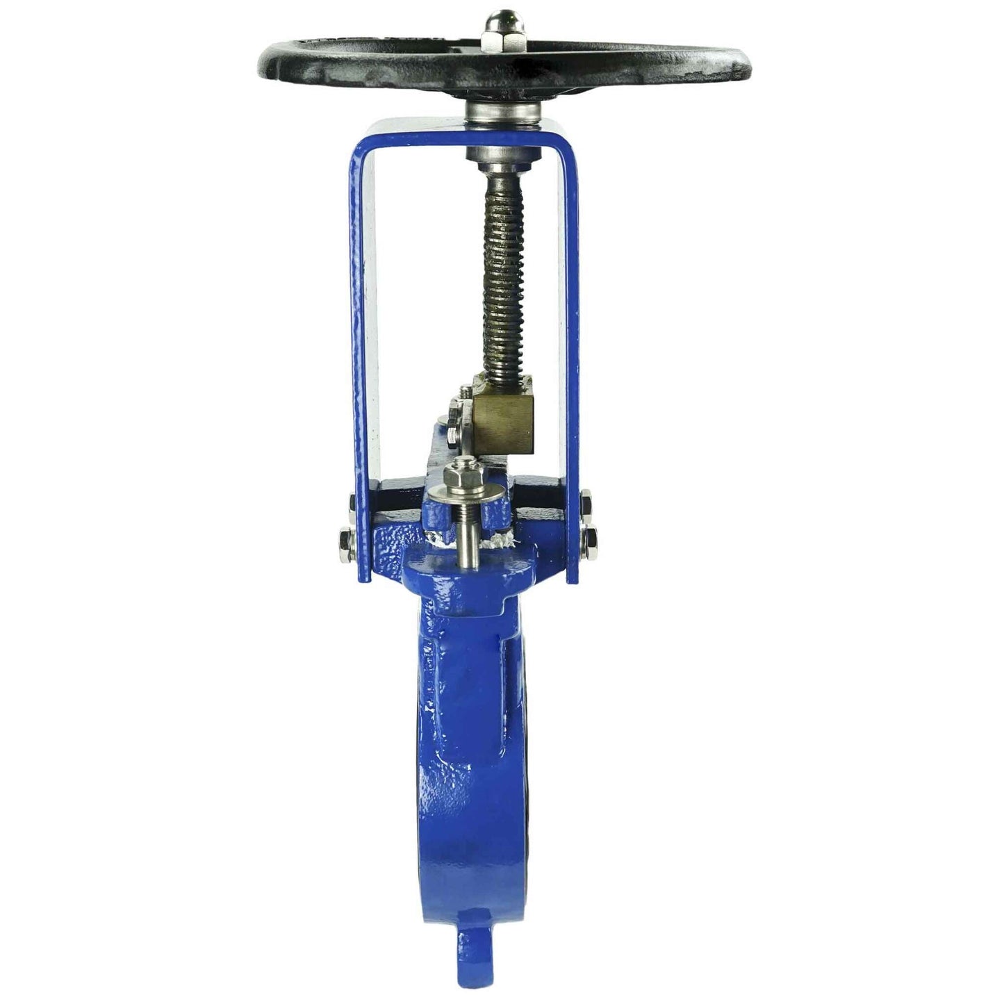 Knife gate valve DNOVA GVKN1331N-2W-Fb-S body material - cast iron GGG40, knife material - stainless steel AISI 304, seal - NBR, handwheel operated