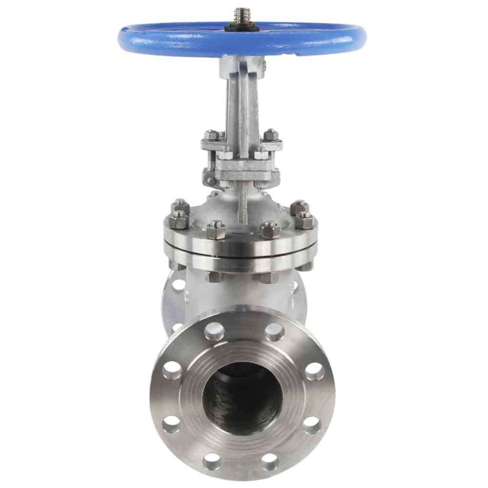 Wedge gate valve DNOVA, body material - stainless steel AISI CF8, wedge material - stainless steel AISI CF8, seal - stainless steel AISI 304, handwheel operated