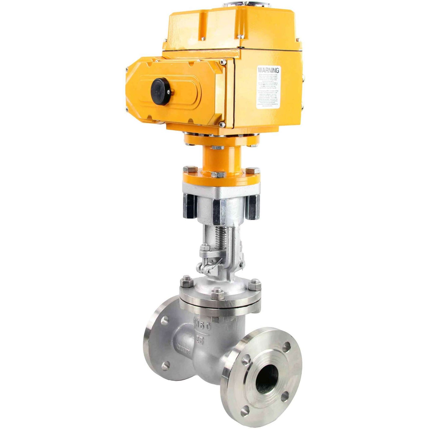 Wedge gate valve DNOVA 30ss941ss PSI363 flange connection, body material – stainless steel 12KH18N9TL, seal material – metal/metal, electric actuator DNOVA MT-110/220, 110/220V