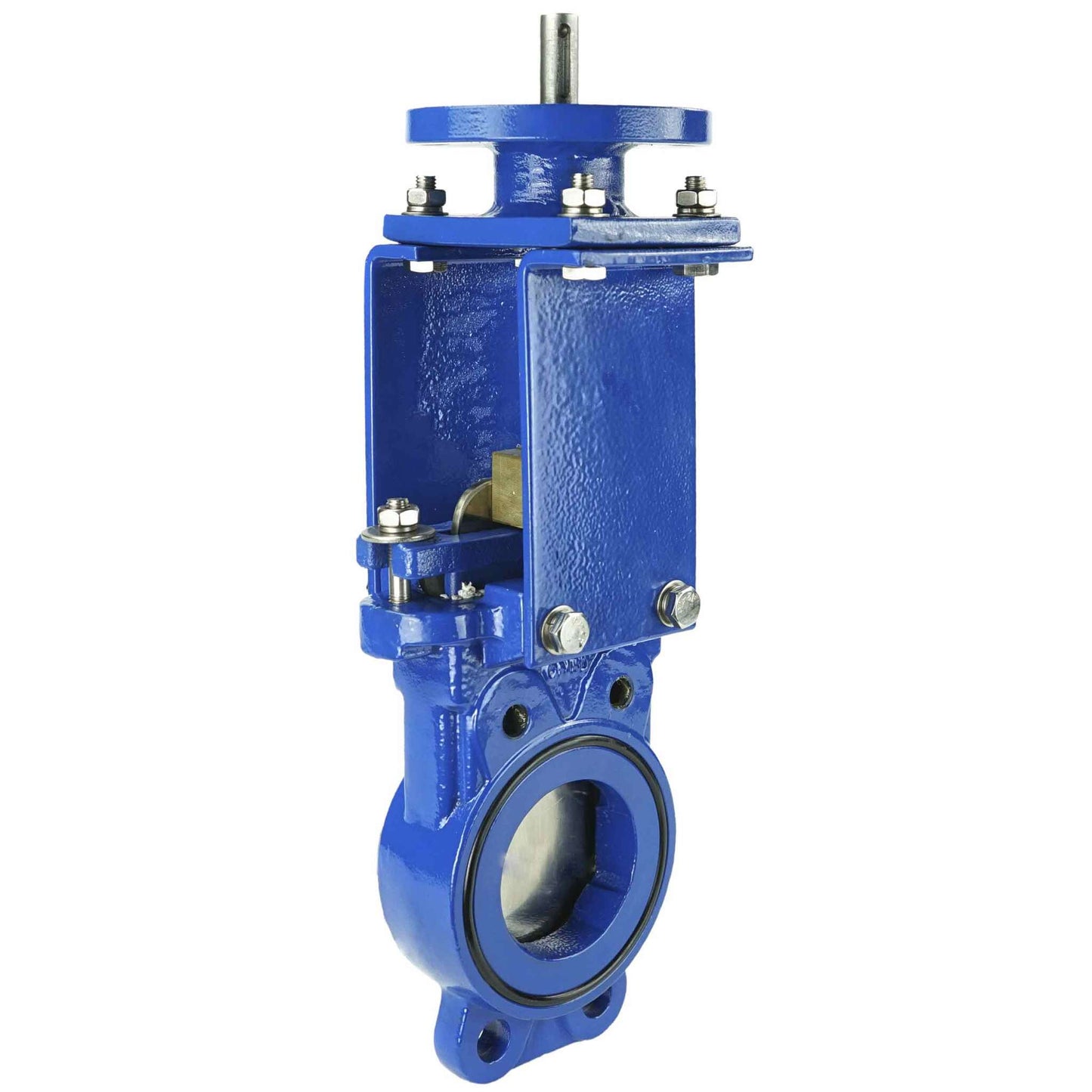 Knife gate valve DNOVA GVKN1331N-2W-Fb-ISO body material - cast iron GGG40, knife material - stainless steel AISI 304, seal - NBR, stem only