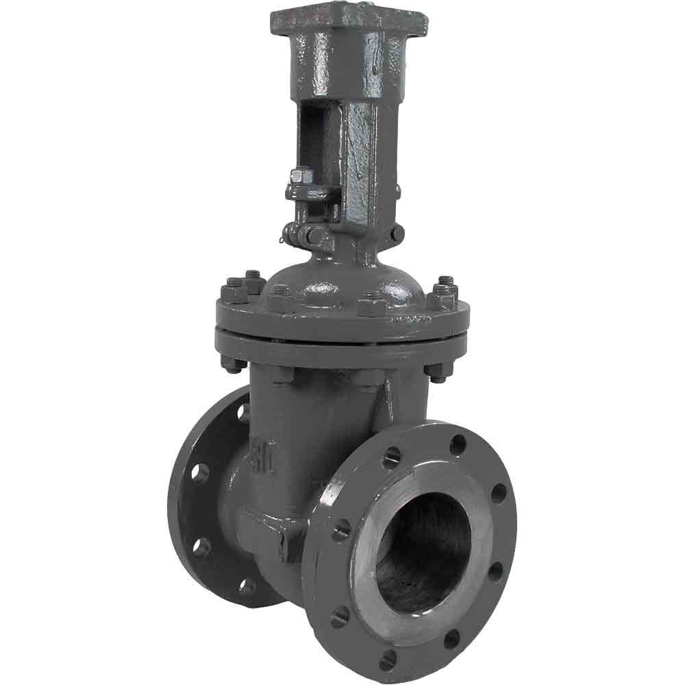 Wedge gate valve DNOVA GVWR2134M-2W-F-OST, body material - stainless steel AISI A10, wedge material - stainless steel AISI A216, seal - METAL, stem only