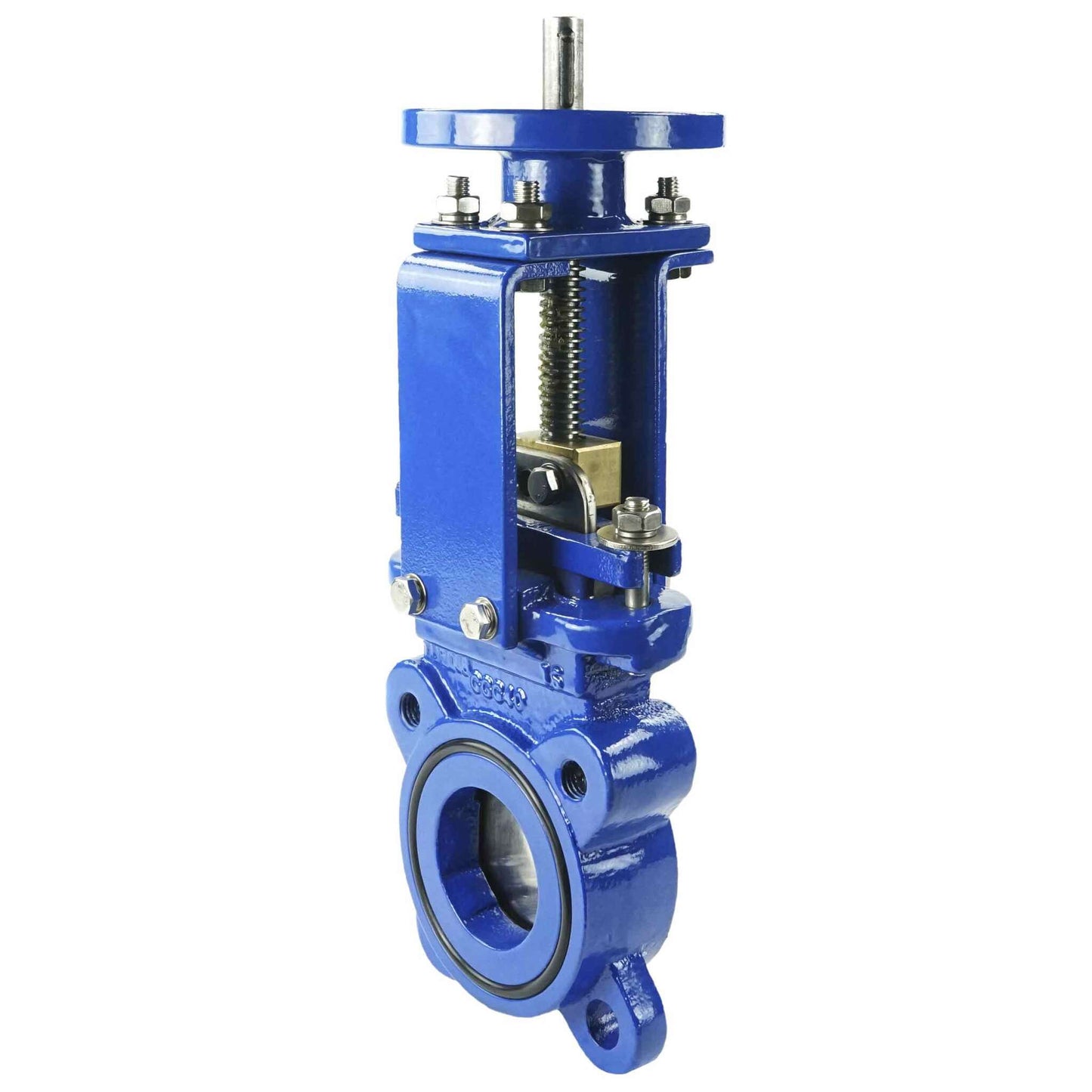 Knife gate valve DNOVA GVKN1331N-2W-Fb-ISO, body material - cast iron GGG40, knife material - stainless steel AISI 304, seal - NBR, stem only