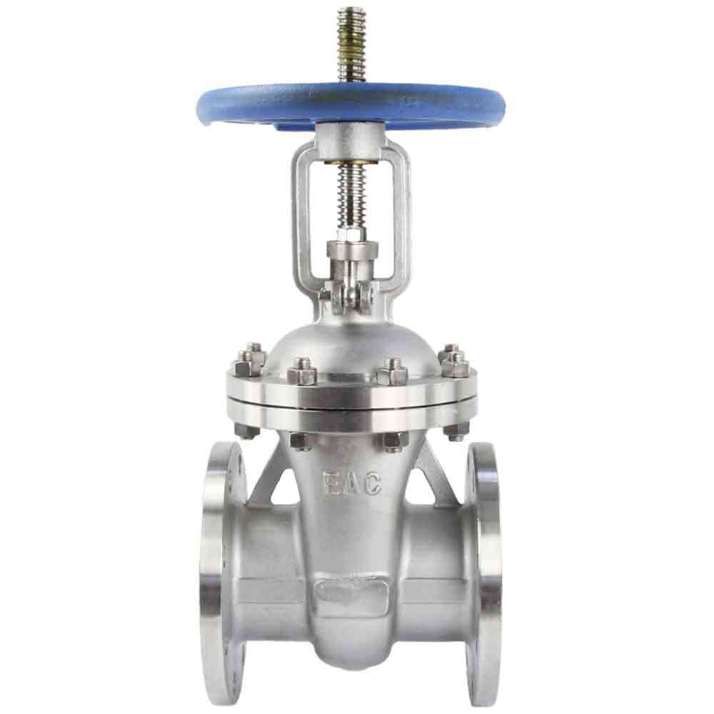Wedge gate valve DNOVA GVWR3131M-2W-F-S, body material - stainless steel AISI CF8, wedge material - stainless steel AISI 304, seal - stainless steel AISI 304, handwheel operated