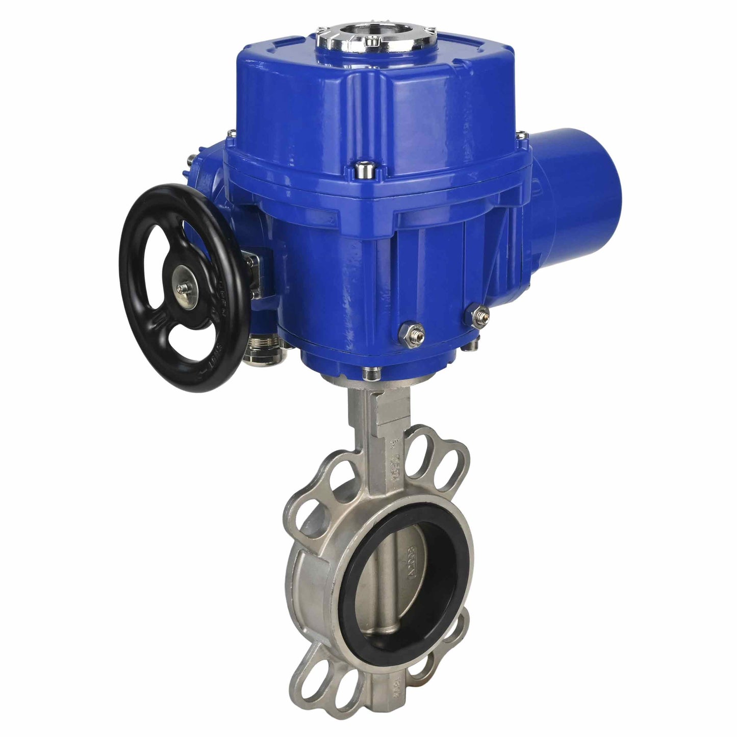 Válvula de mariposa de agua DNOVA 316l-316l-epdm-DNOVA-qt-wm-110/220v, material del cuerpo - acero inoxidable AISI 316L, material del disco - acero inoxidable AISI 316L, sello - EPDM, accionamiento por actuador eléctrico