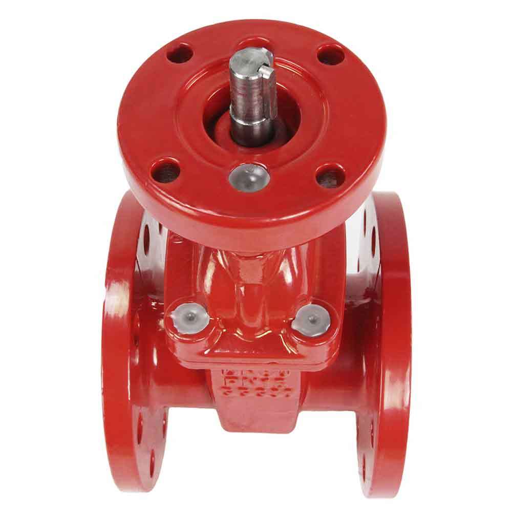 Wedge gate valve DNOVA, body material - cast iron GGG50, wedge material - cast iron + EPDM, seal - EPDM, stem only