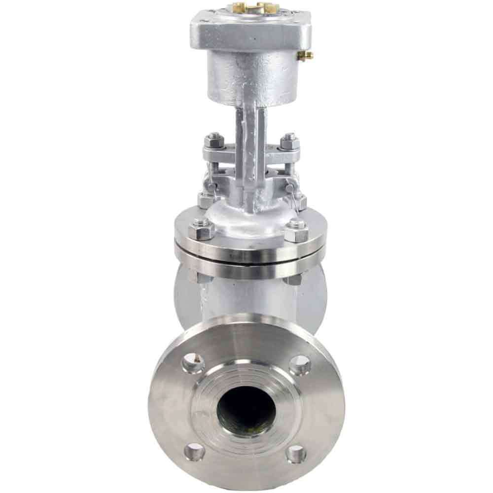 Wedge gate valve DNOVA, body material - stainless steel AISI J92630, wedge material - stainless steel AISI A216, seal - METAL, stem only