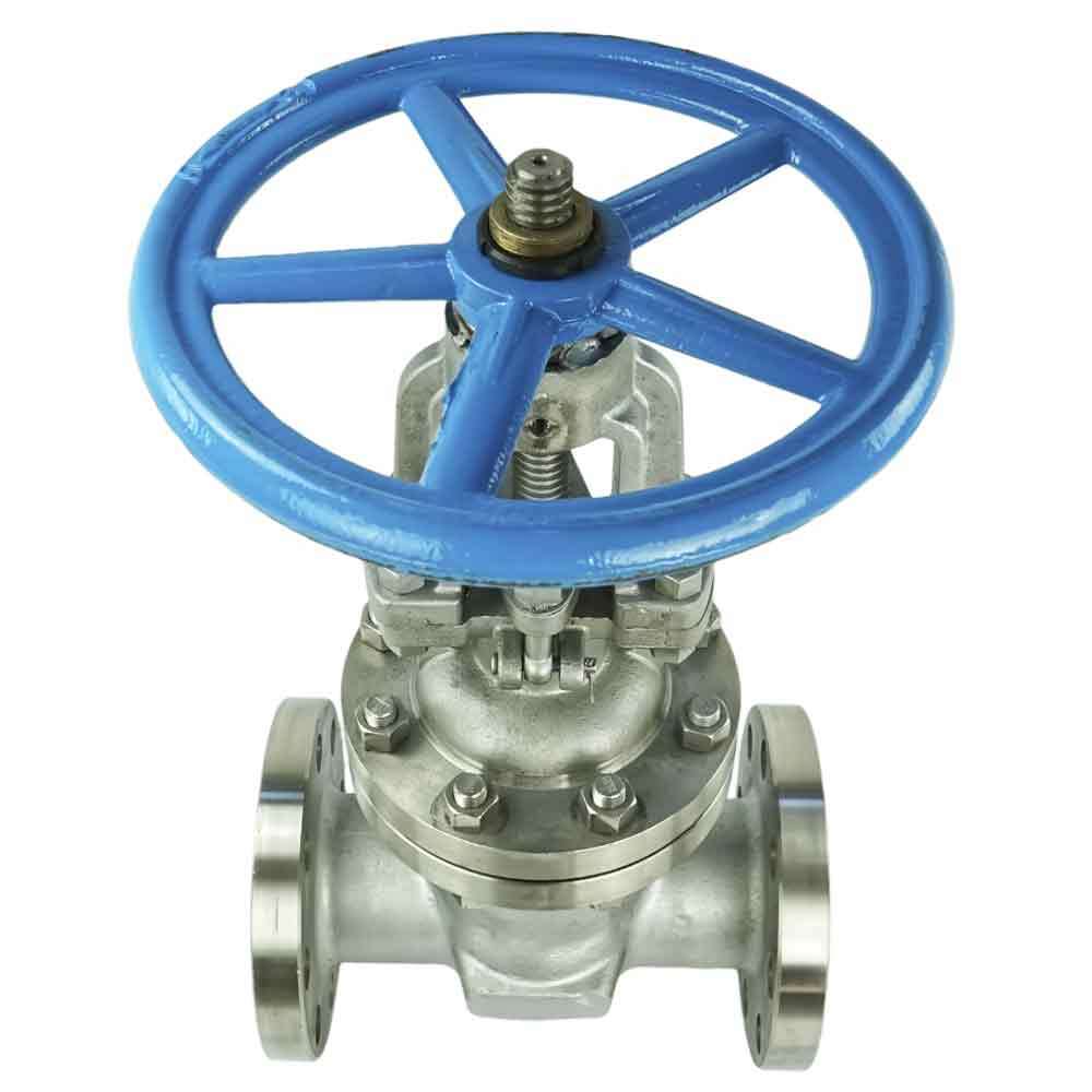 Wedge gate valve DNOVA, body material - stainless steel AISI 304, wedge material - stainless steel AISI CF8, seal - stainless steel AISI 304, handwheel operated