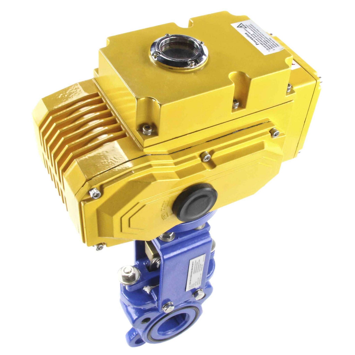 Knife Gate Valve DNOVA GVKN1331N-2W-Fb-ISO Class 125 NBR Wafer type, Cast Iron, Bidirectional, with DNOVA-MT-50 110/220V electric actuator