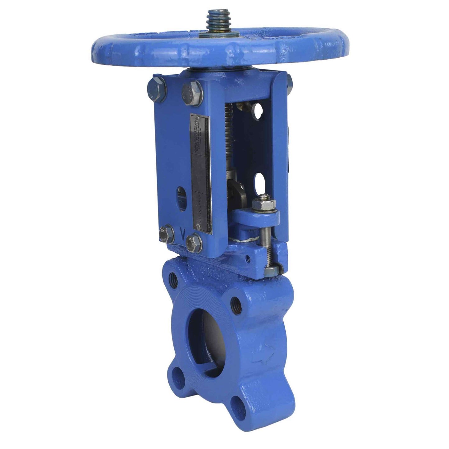 Knife Gate Valve DNOVA GVK1331E-2W-Fb-SN PSI232, wafer type, body material - cast iron GGG-40, handwheel operated