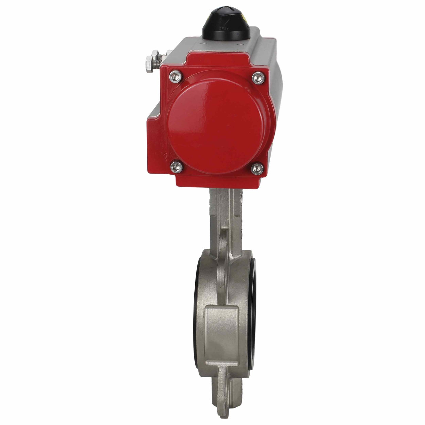 Water Butterfly Valve DNOVA 316l-epdm-DNOVA-sa, body material - stainless steel AISI 316L, disk material - stainless steel AISI 316L, seal - EPDM, pneumatic actuator operated