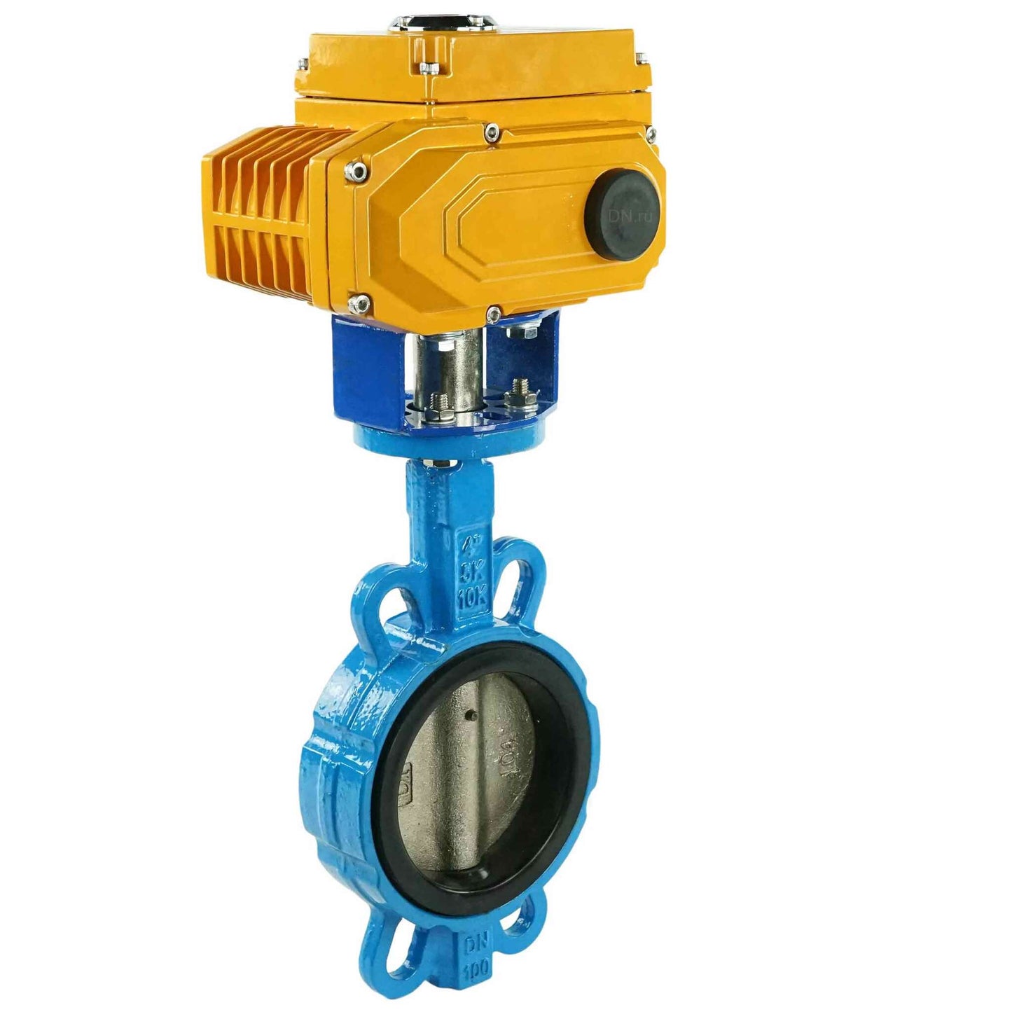 Water Butterfly Valve DNOVA bv16-g50-g40-DNOVA-380, body material - cast iron GGG50, disk material - cast iron GGG40, seal - EPDM, electric actuator operated