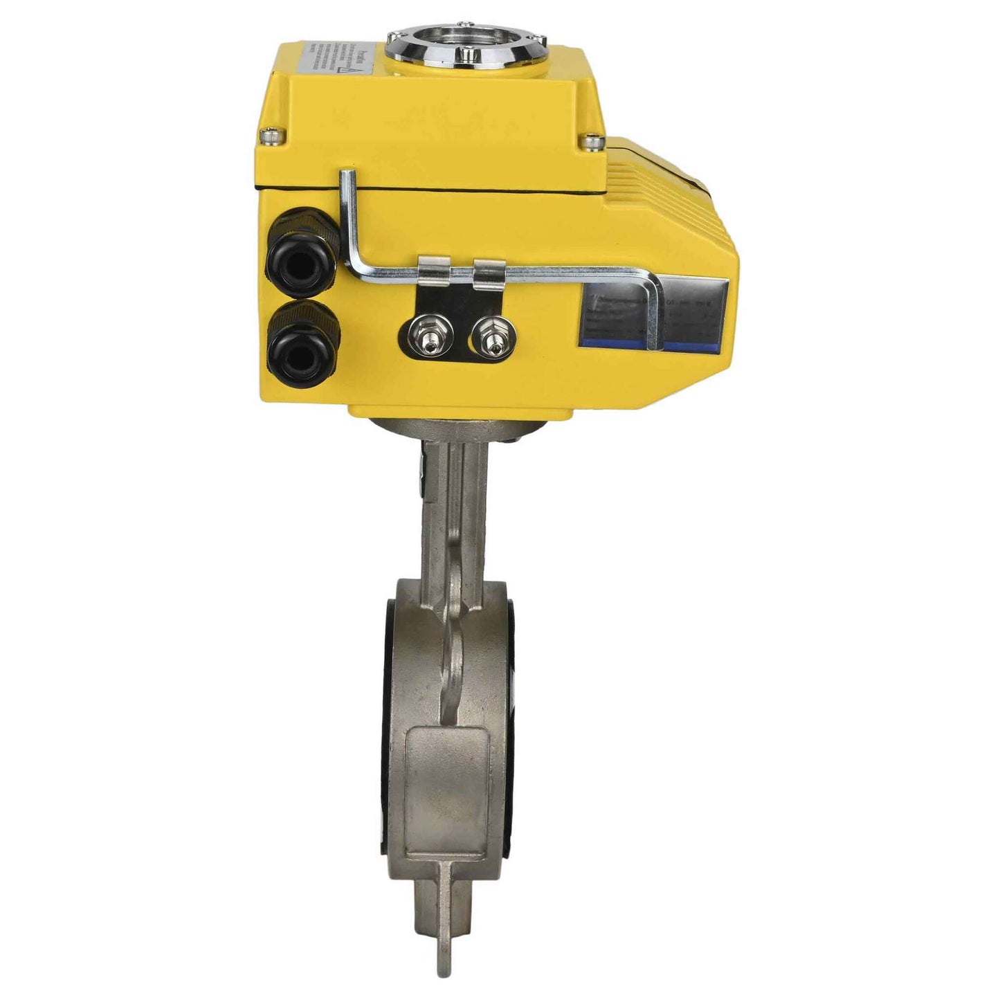 Water Butterfly Valve DNOVA 316l-ptfe-DNOVA-110/220, body material - stainless steel AISI 316L, disk material - stainless steel AISI 316L, seal - PTFE, electric actuator operated
