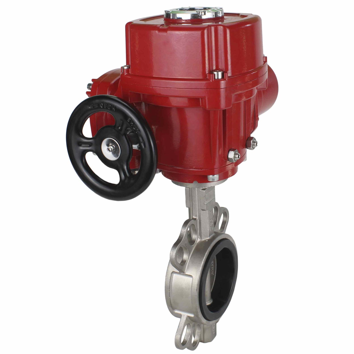Válvula de mariposa de agua DNOVA 316l-316l-epdm-DNOVA-qt-wm-ex-380v, material del cuerpo - acero inoxidable AISI 316L, material del disco - acero inoxidable AISI 316L, sello - EPDM, actuador eléctrico operado