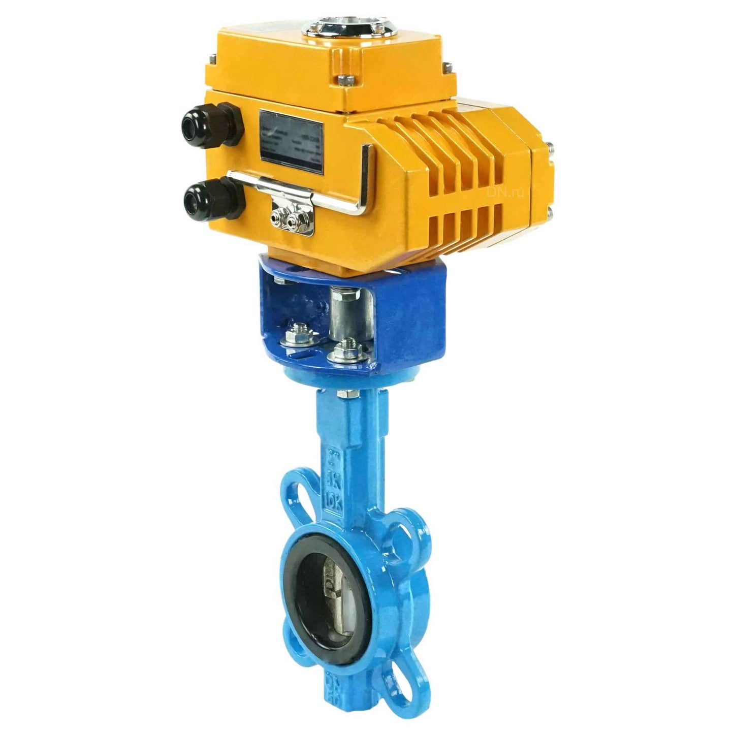 Water Butterfly Valve DNOVA bv16-g50-g40-DNOVA-110/220, body material - cast iron GGG50, disk material - cast iron GGG40, seal - EPDM, electric actuator operated