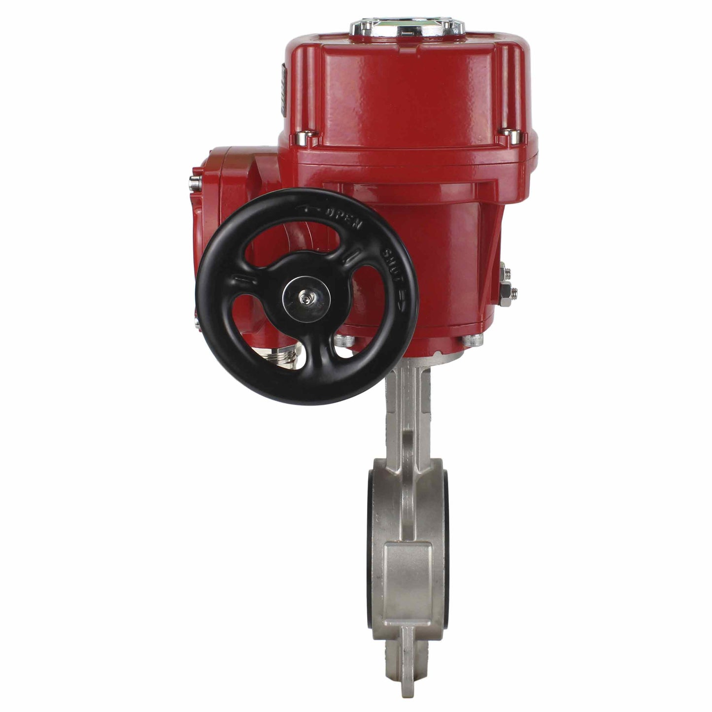 Válvula de mariposa de agua DNOVA 316l-316l-epdm-DNOVA-qt-wm-ex-380v, material del cuerpo - acero inoxidable AISI 316L, material del disco - acero inoxidable AISI 316L, sello - EPDM, actuador eléctrico operado