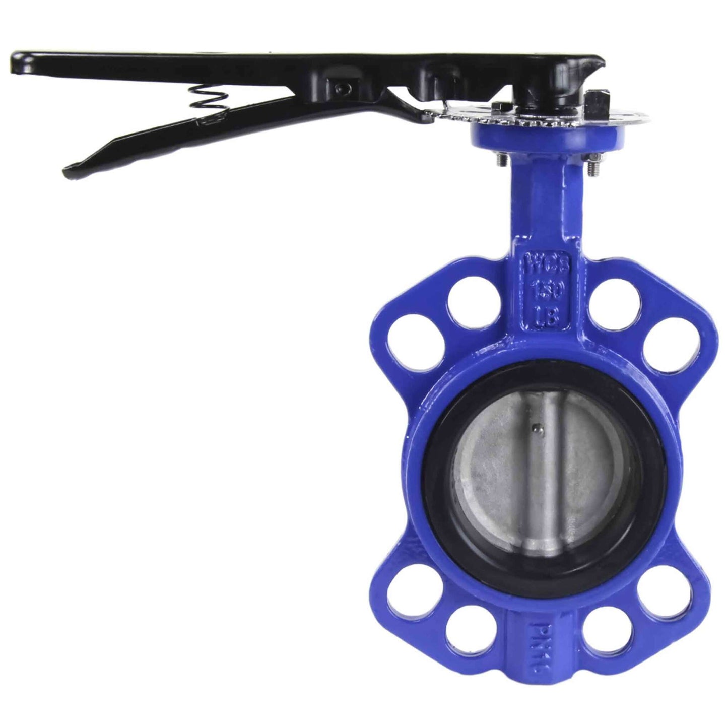 Válvula de mariposa de agua DNOVA WBV3432E-2W-Fb-H PN16, material del cuerpo: acero al carbono WCB, material del disco: acero inoxidable 316L, sello: EPDM, operada por volante