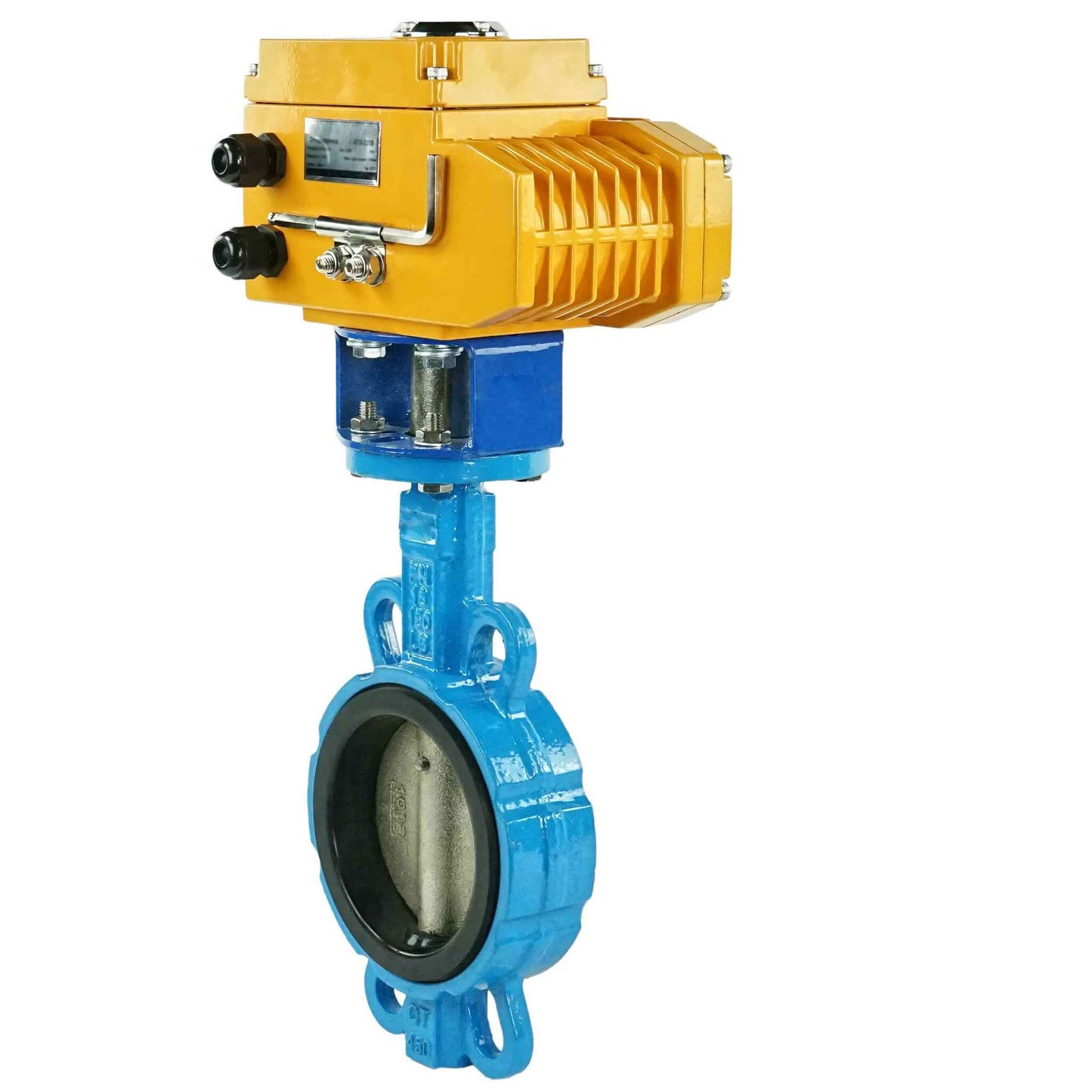 Water Butterfly Valve DNOVA bv16-g50-g40-DNOVA-380, body material - cast iron GGG50, disk material - cast iron GGG40, seal - EPDM, electric actuator operated