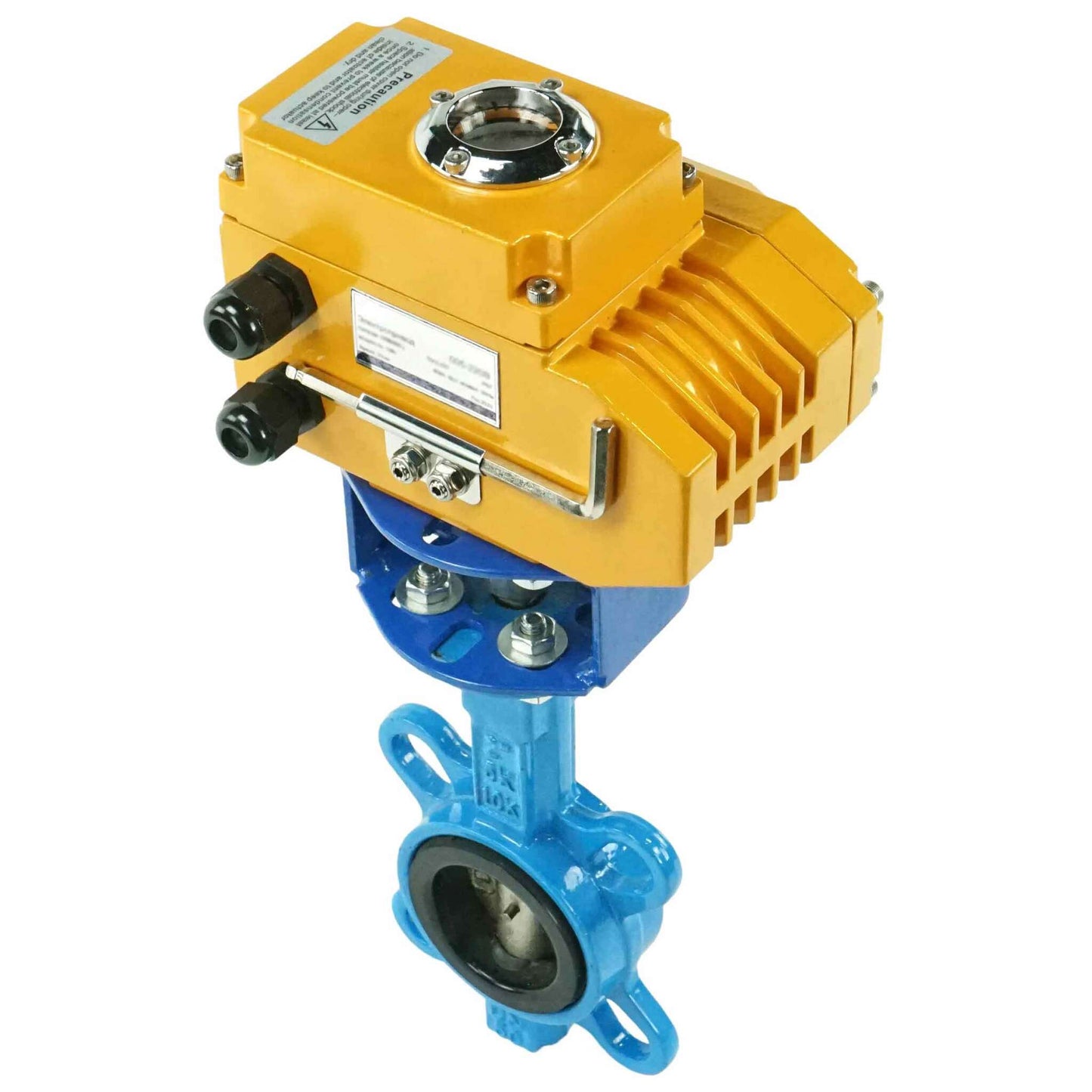 Water Butterfly Valve DNOVA bv16-g50-g40-DNOVA-110/220, body material - cast iron GGG50, disk material - cast iron GGG40, seal - EPDM, electric actuator operated