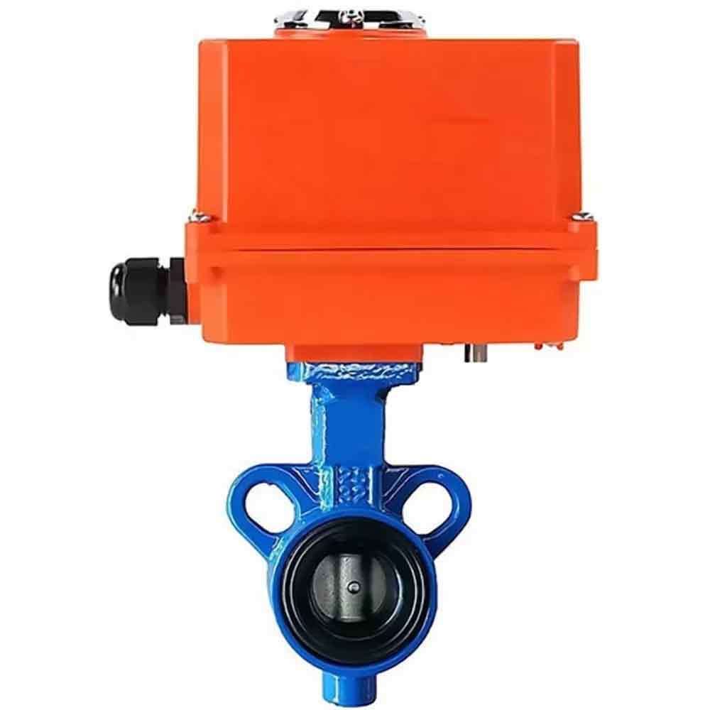Válvula de mariposa de agua DNOVA al-316l-epdm-DNOVA-110/220v, material del cuerpo: aleación de aluminio, material del disco: acero inoxidable AISI 316L, junta: EPDM, accionamiento por actuador eléctrico.