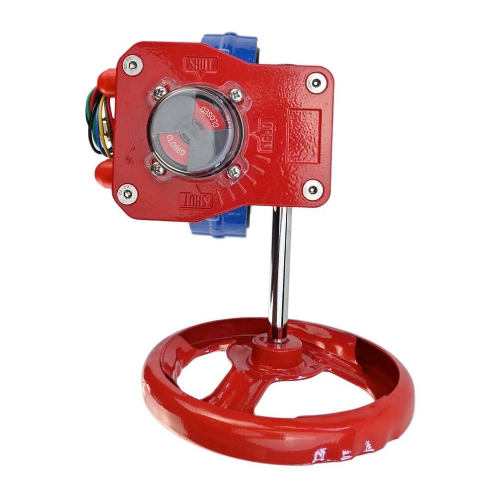 Válvula de mariposa de agua DNOVA WCB-316L-VITON material del cuerpo - Acero al carbono WCB, material del disco - Acero inoxidable AISI 316L, sello - Viton con engranaje DNOVA HGBF, indicador de posición y sensor de retroalimentación