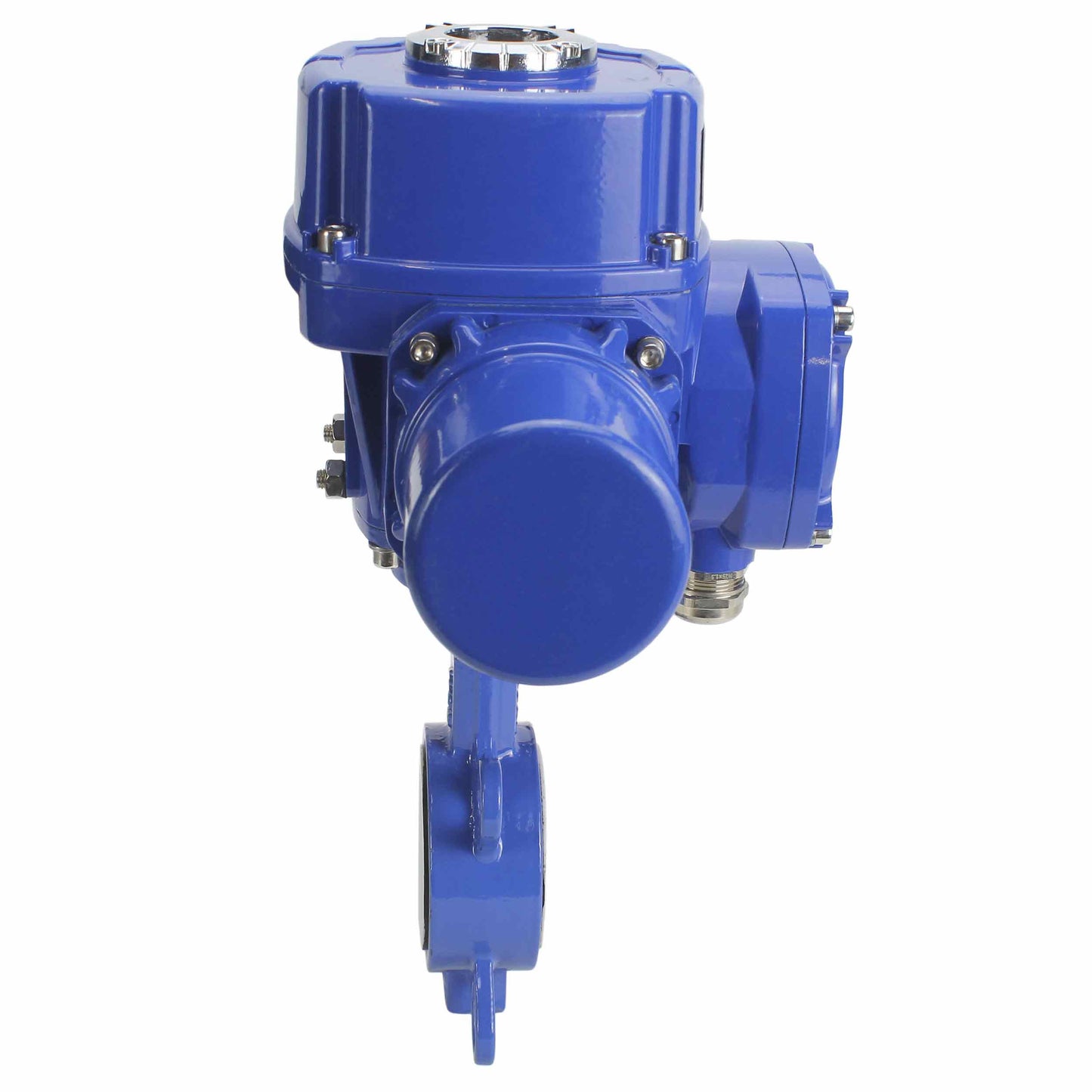 Water Butterfly Valve DNOVA WCB-316L-PTFE body material - Carbon steel WCB, disk material - Stainless steel AISI 316L, seal - PTFE with 1/4-turn electric actuator DNOVA QT-W (M) 380V
